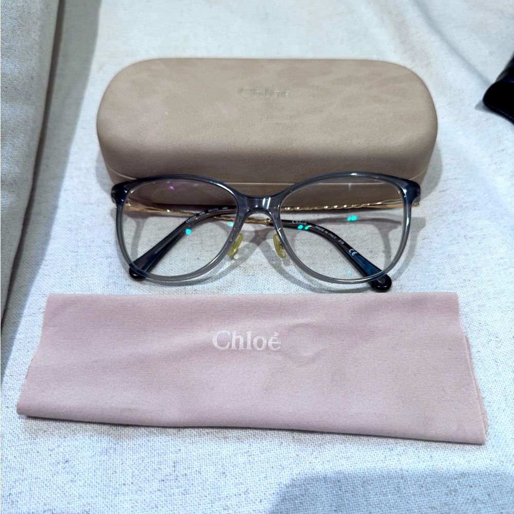 Chloe Twist Women's Gray Eyeglasses